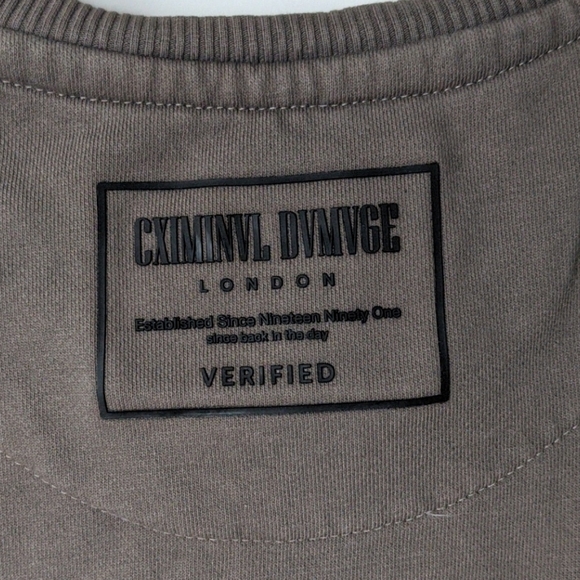 Criminal Damage distressed crewneck - Picture 3 of 5